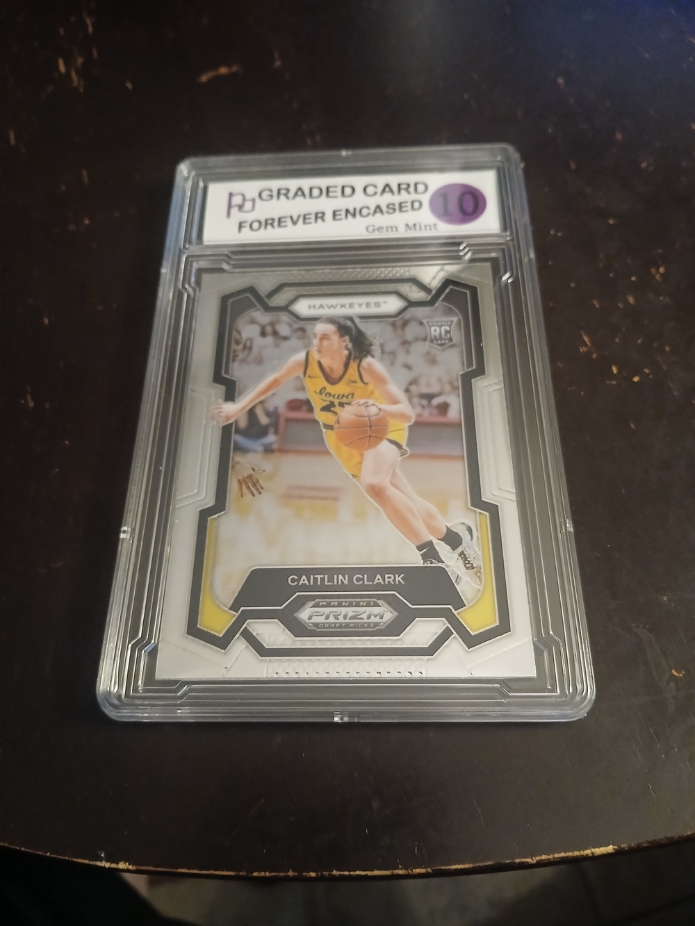 Caitlin Clark Prizm Draft Rookie Basketball  Encased Graded